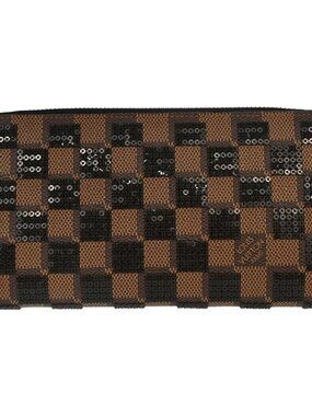 Louis Vuitton Sequins Damier Paillettes Zippy Long Wallet N63173 CA1143 187178